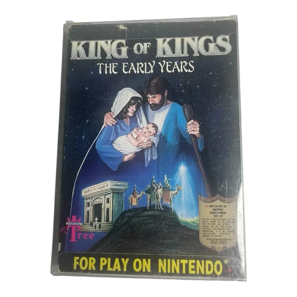 King‎ of Kings The Early Years NES Nintendo Video Game 1991 CIB Complete *Read